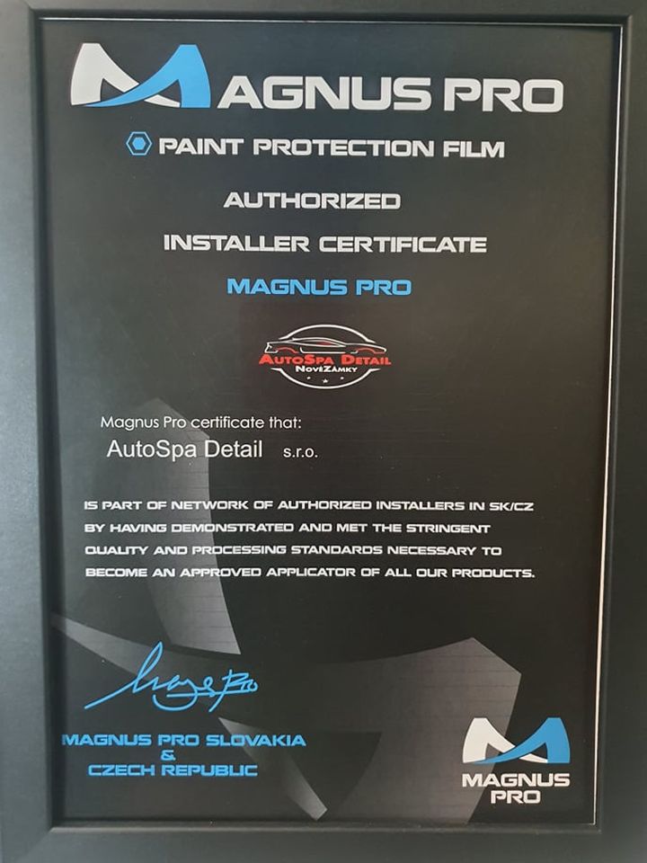 Certifikat Magnus Pro